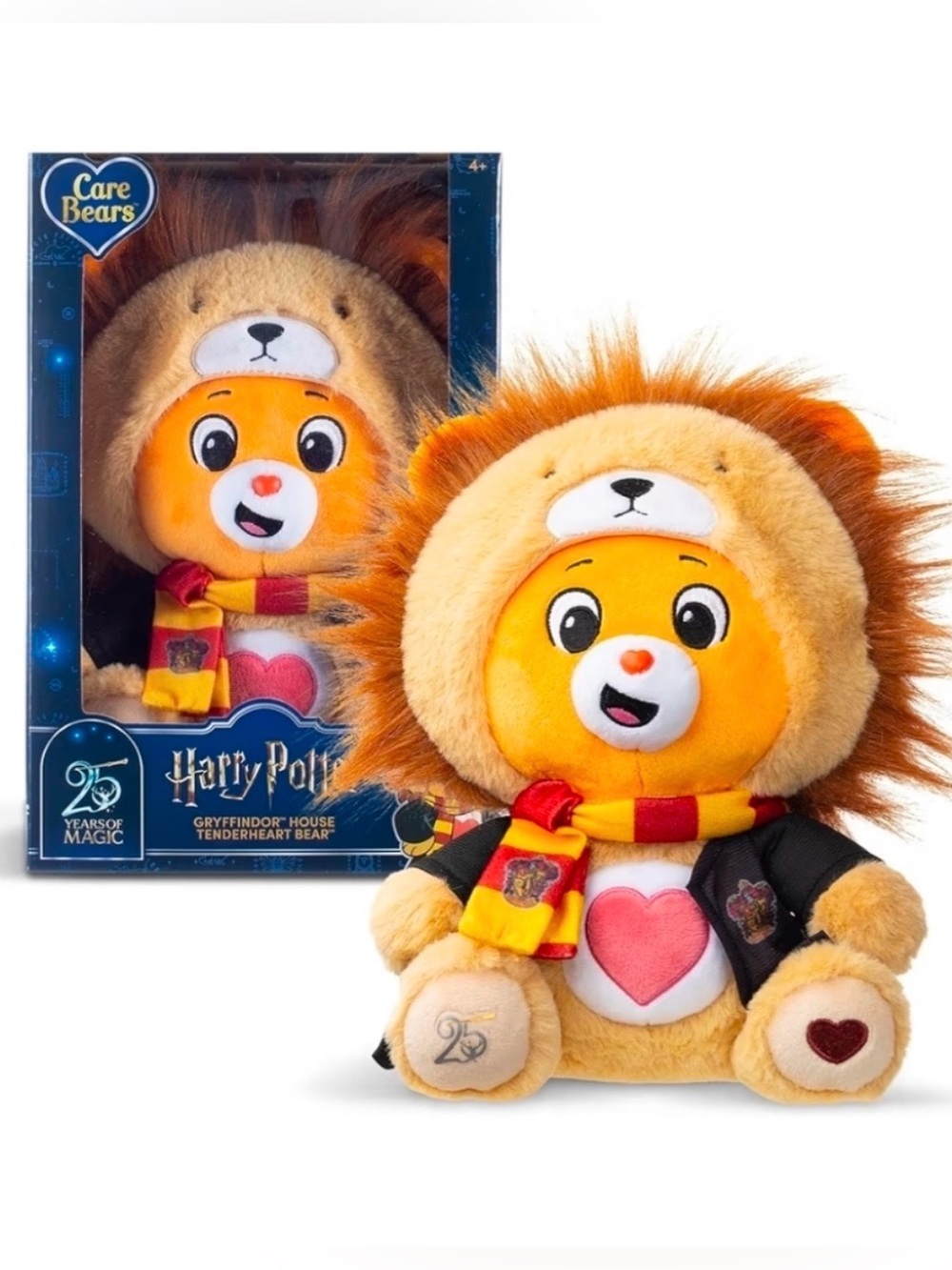 NEW Harry Potter x Care Bears- Gryffindor House Tenderheart Bear 🐻 🦁